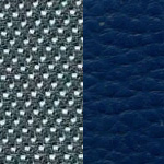 сетка/экокожа / серая/синяя